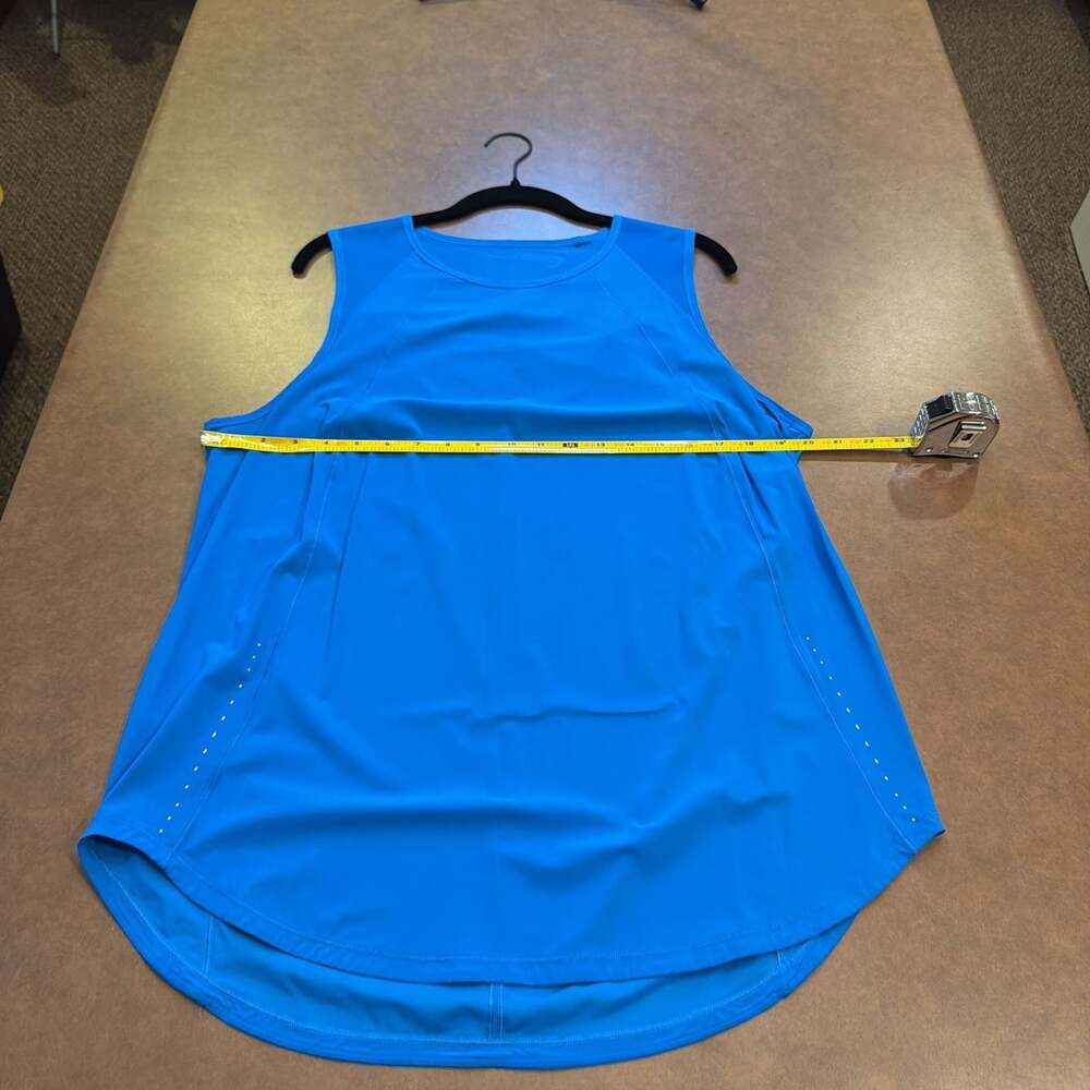 Lululemon Women's 14 Blue Performance Tank Top Running Shirt